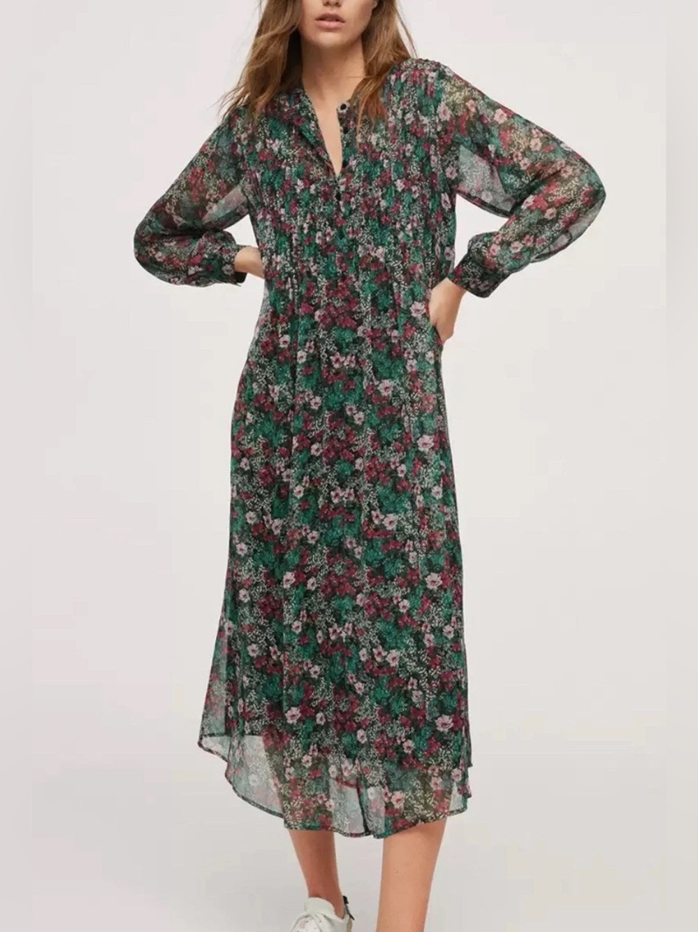 Mango Floral Maxi Dress